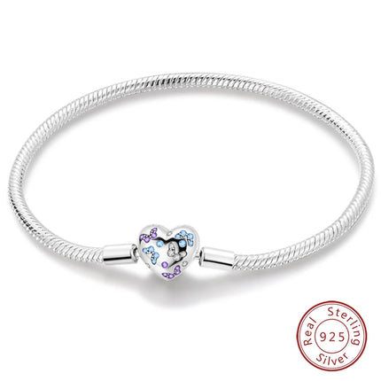 IQMAC Original Sterling Silver 925 Charm Bracelet For Women by zapcart
