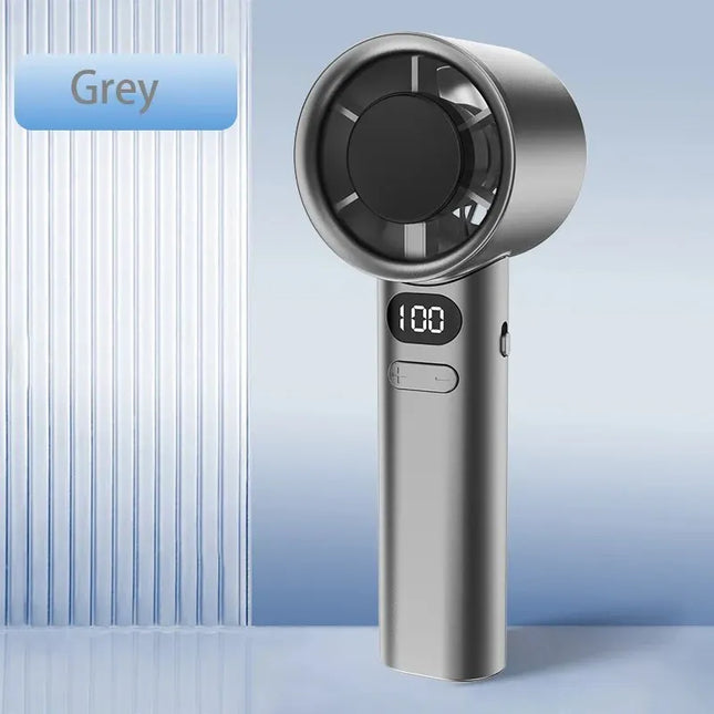 Portable Hand Fan USB Rechargeable Bladeless 120 Speeds by zapcart