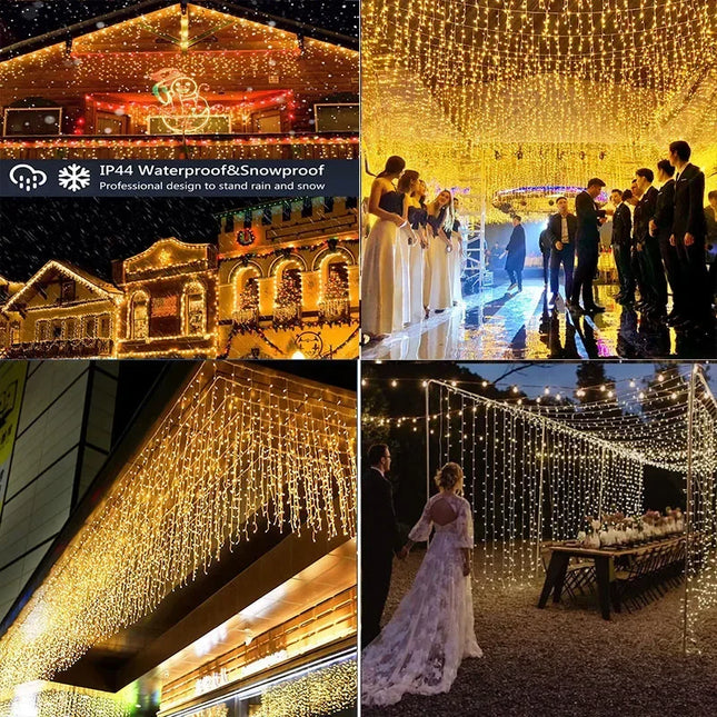 Outdoor Waterproof Fairy Lights For Christmas Ramadan Decor by zapcart