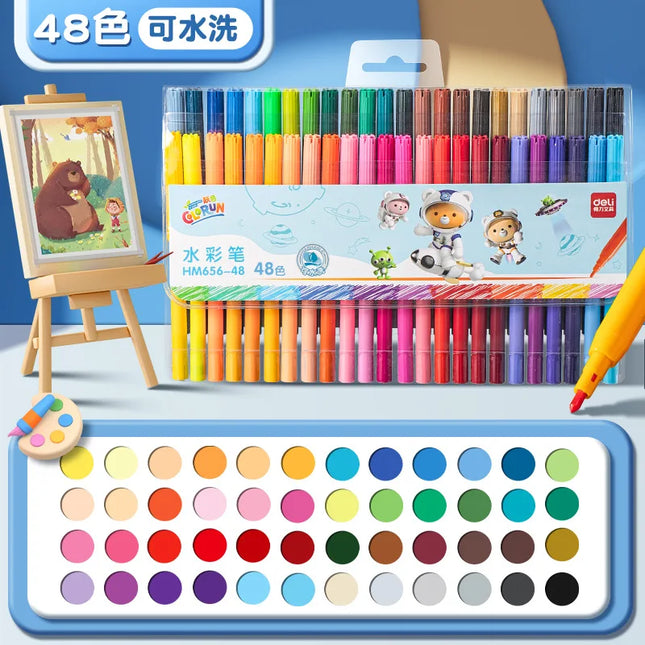 Choice Washable Markers for Kids 48 Colors Safe and Bright by zapcart