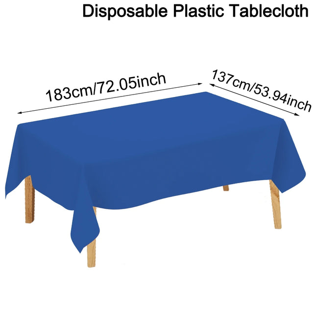 Choice Disposable Tablecloth Solid Color For Home Parties by zapcart
