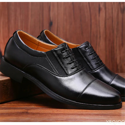 YBQJOO Men Dress Shoes Luxury Leather Comfort Pointed Toe by zapcart