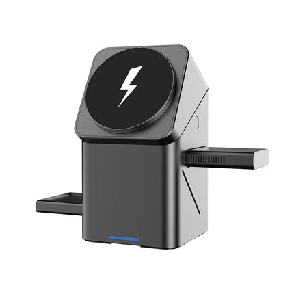 PeGXQ Magnetic 3 in 1 Wireless Charger for iPhone Watch Pods by zapcart