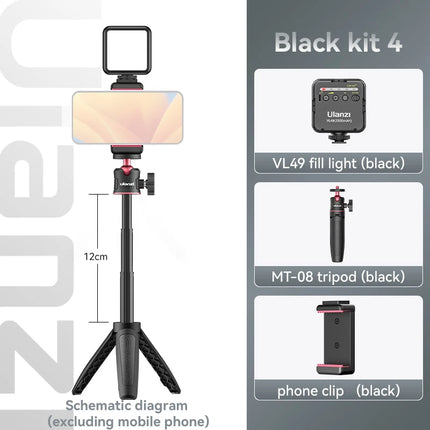 Ulanzi MT 08 Tripod Foldable Quarter Inch Mount For Cameras by zapcart