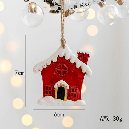 Choice Resin Christmas Ornament Santa Snowman Home Decor by zapcart