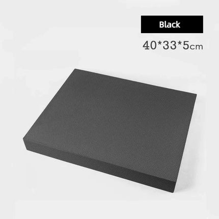 TPE Yoga Balance Mat 5cm Cushioned Core Training For Adults by zapcart