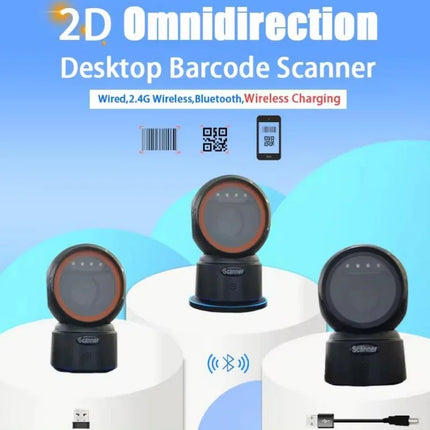 YuNew Omnidirectional 2D Barcode Scanner USB 1D 2D QR Store by zapcart