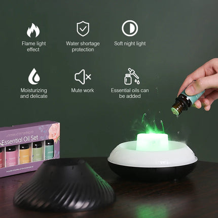 Kinscoter Aroma Diffuser USB Ultrasonic Humidifier Bedroom