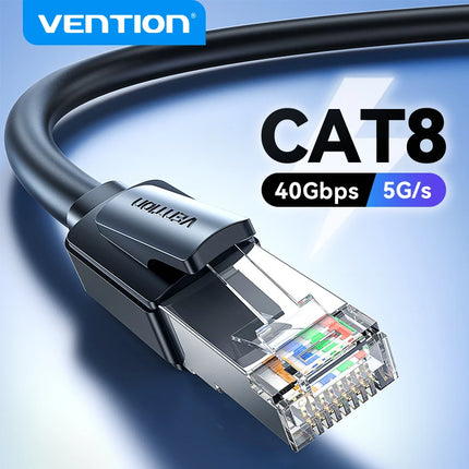 Vention CAT8 Ethernet Cable 40Gbps for PC PS5 Gamers by zapcart