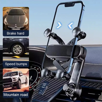 Car Vent Phone Holder Gravity Telescopic Mount 360 Rotation by zapcart