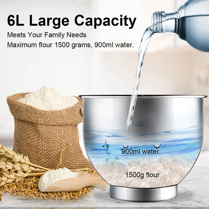 BioloMix Stand Mixer Home Cooks Cream Quiet 6 Speed by zapcart