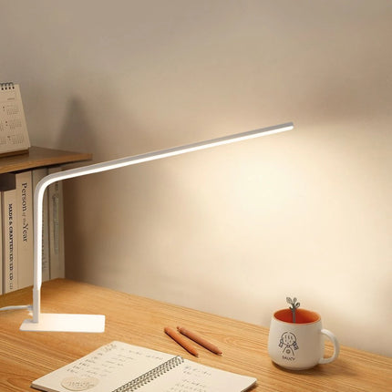 USB powered LED reading desk lamp with eye protection design, adjustable brightness and color change, suitable for home office a by zapcart
