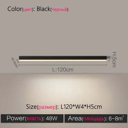 TES Long Strip Ceiling Light Office Surface Mounted LED by zapcart