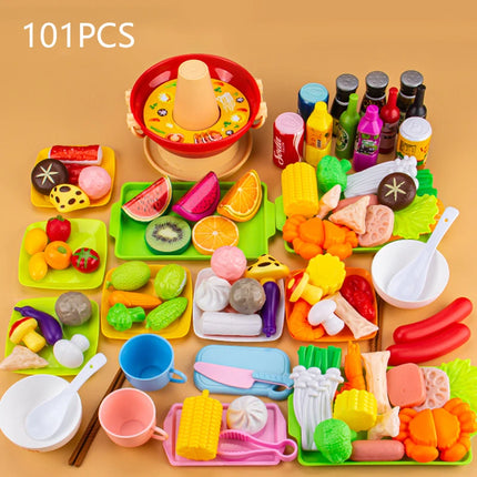 Kids Pretend Play Kitchen Set For Girls Interactive Toy by zapcart