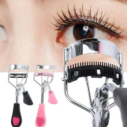 Comb Eyelash Curler Portable Pro With Comb Tweezers Clip by zapcart