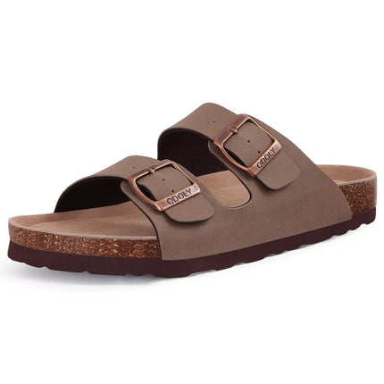 Crestar Women's Leather Sandals Cork Footbed Comfort by zapcart