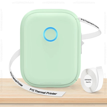UniPlus Inkless Label Printer P12 Pocket BT AutoCut Home by zapcart