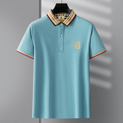CN Jiangxi Mens Polo Shirt Luxury Embroidered Anti Wrinkle by zapcart