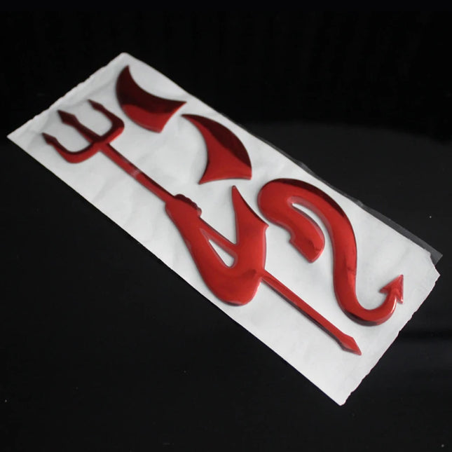 Choice 3D Little Devil Car Sticker For Car Fans PVC Emblem by zapcart