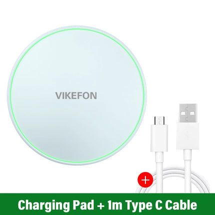 VIKEFON 30W Fast Wireless Charger For iPhone And Android by zapcart