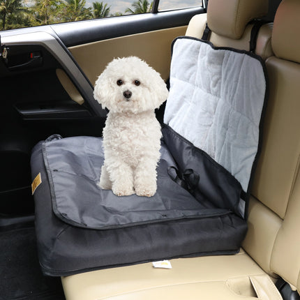 BORWART Portable Dog Car Seat Bed Waterproof Travel Booster by zapcart