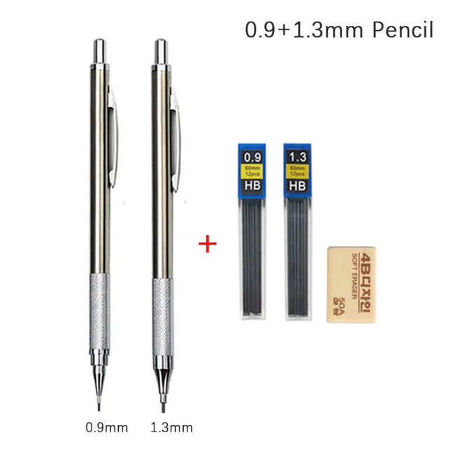 Mechanical Pencil Set 0.3 to 2.0mm Full Metal for Artists by zapcart