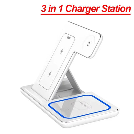 VIKEFON 3 In 1 30W Fast Wireless Charger For iPhone Watch by zapcart