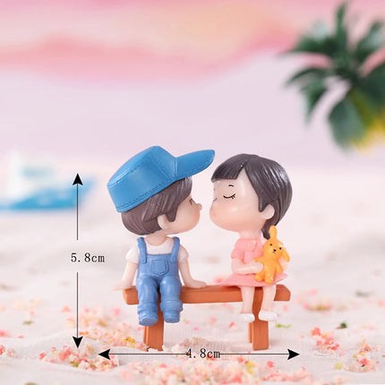 Hign-concerned Miniature Couple Figurines Wedding Gift by zapcart