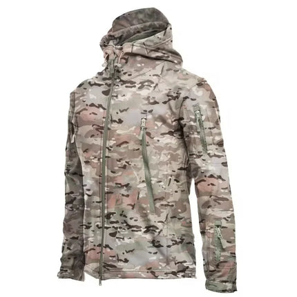 Longchengyixi Men Softshell Jacket Windproof Waterproof by zapcart