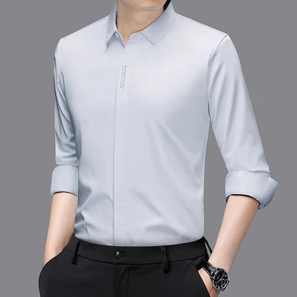 Choice Mens Wrinkle Resistant Long Sleeve Shirt Casual by zapcart