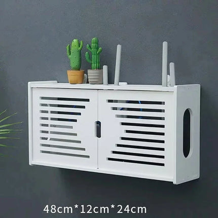 Dreamburgh Wall Mounted Router Shelf Living Room Storage by zapcart