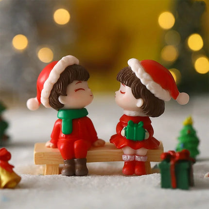 Hign-concerned Miniature Couple Figurines Wedding Gift by zapcart