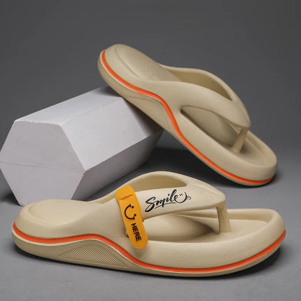 RUI XINGHUI Mens Platform Flip Flops EVA Slippers Non Slip by zapcart
