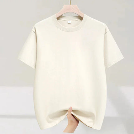 MuLSCN Men Cotton T Shirts Summer Breathable Plus Size by zapcart