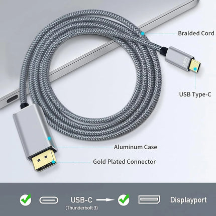 Nku USB C To DisplayPort Adapter 8K60Hz MacBook iPhone15 by zapcart