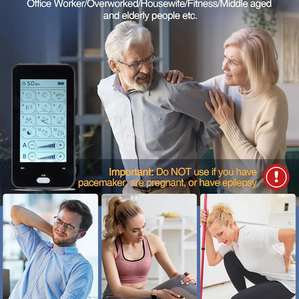 ASTEC EMS Muscle Stimulator For Back Pain Relief Remote by zapcart