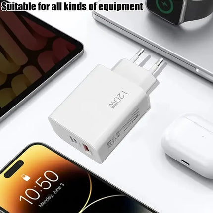 Xiaomi 120W Turbo Fast Charger For Xiaomi Devices EU UK US by zapcart