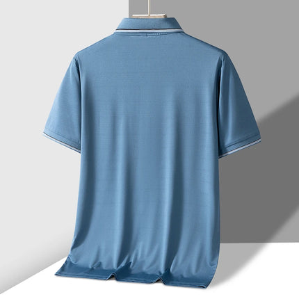 Tfetters Mens Polo Shirt Breathable Anti Wrinkle Pocket by zapcart