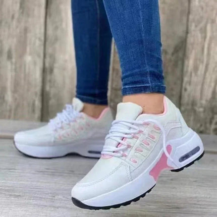 Women Platform Sneakers Breathable Mesh Anti Slip Plus Size by zapcart
