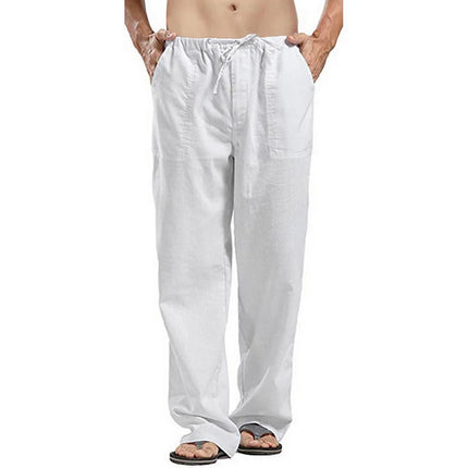 RealXizicn Men's Breathable Elastic Drawstring Pants by zapcart
