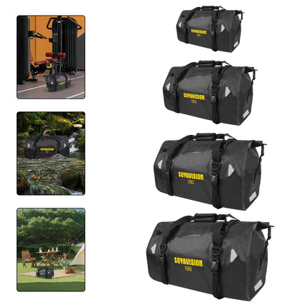 Soyavision Motorcycle Waterproof Tail Bag 66L for Riders by zapcart