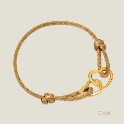 MOONLIGHT High Quality Silk Rope Heart Pendant Charm Bracelet For Women Adjustable Bracelets Femme Girls Trendy Jewelry 14colors by zapcart