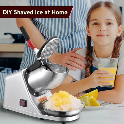 TYCUGAF Shaved Ice Machine 2200RPM Prevent Splash For Home by zapcart