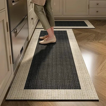 Facaishu Kitchen Floor Mat PVC Waterproof Non Slip Home Use by zapcart