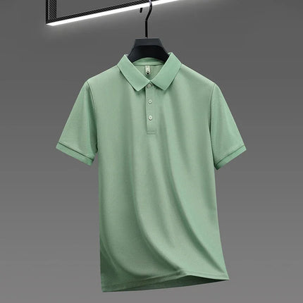 Zhejiang Choice Mens Solid Color Polo Shirt Breathable by zapcart