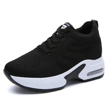 Women Platform Mesh Breathable Sneakers For Spring Comfort by zapcart