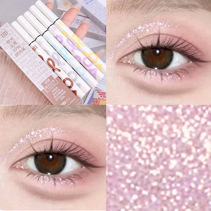 Glitter Eyeliner Pencil Long Lasting Waterproof Women by zapcart