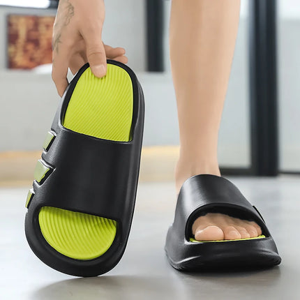 Unisex EVA Slippers Fujian Non Slip Thick Sole Home Use