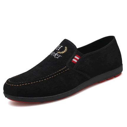 Men's Canvas Slip On Shoes Breathable Summer Comfort by zapcart