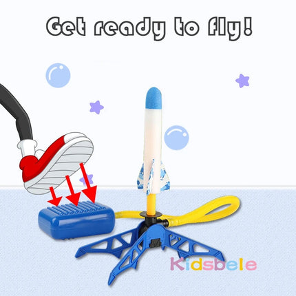 Kid Air Rocket Foot Pump Launcher for Kids Jump Higher by zapcart